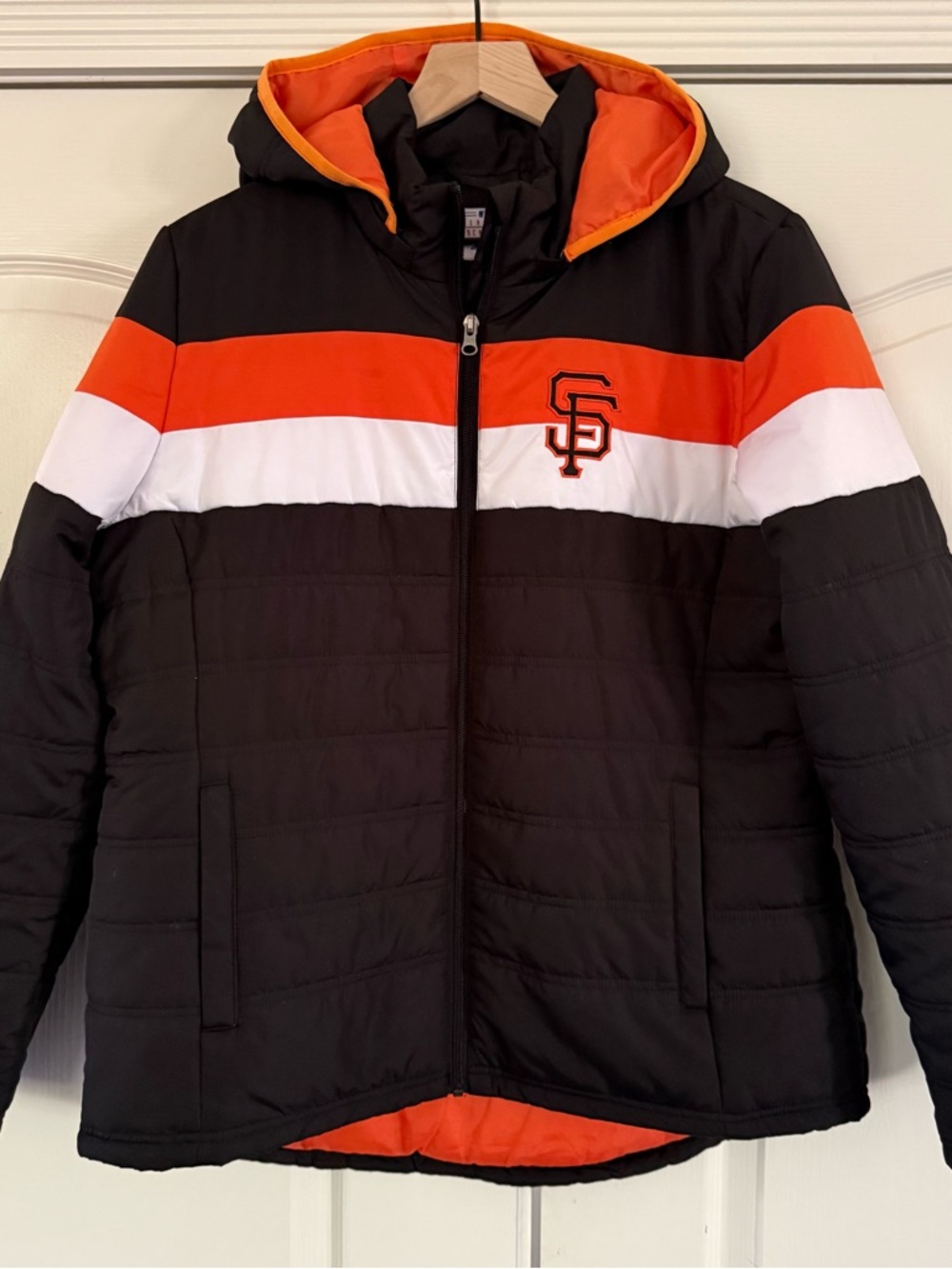 Genuine Merchandise San Francisco Giants Logo Puffer Jacket